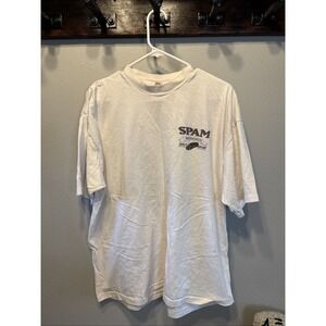 Spam Racing Lake Speed NASCAR Vintage T-Shirt White | MSRP = $30